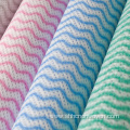 Blue wave printed nonwoven fabric as kitchen rag